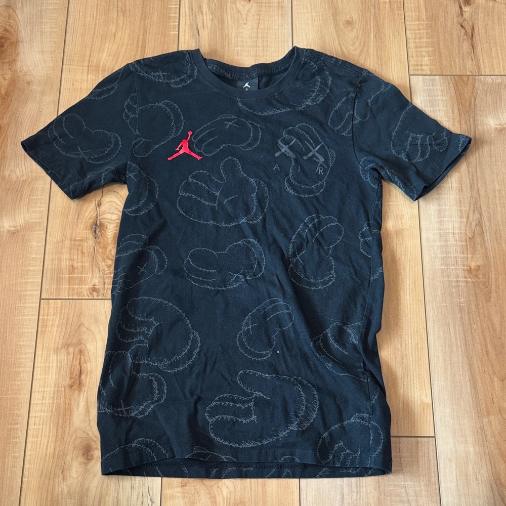 KAWS x Jordan collaborative tee shirt